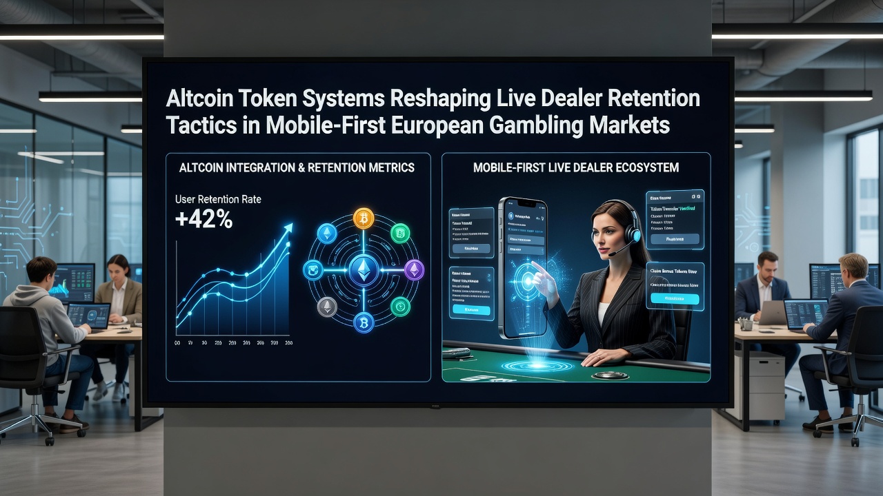 Mobile Schnittstellen mit Altcoin-Token für Live-Dealer-Retention