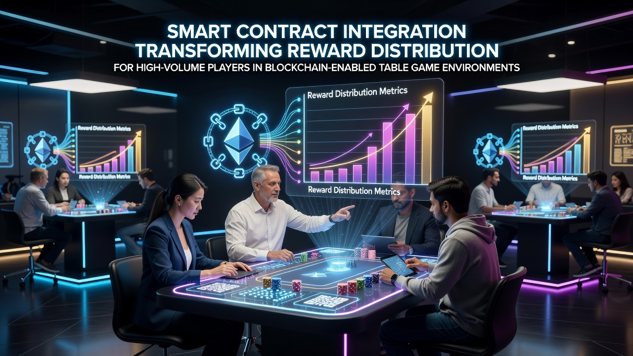 Smart Contract Integration in blockchain-basierten Tischspielen mit Fokus auf Belohnungsverteilung für High-Volume-Spieler