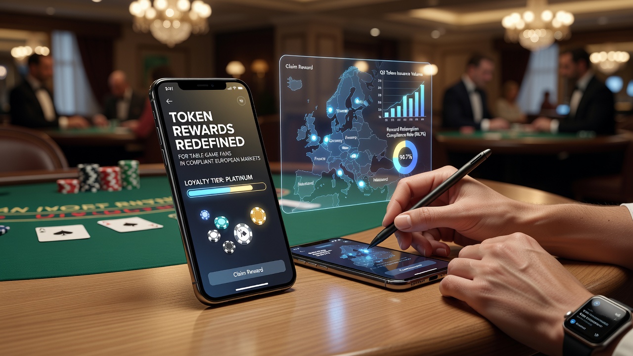 Detailansicht einer mobilen App mit Token-Verwaltung für Live-Tischspiele in europäischen Märkten